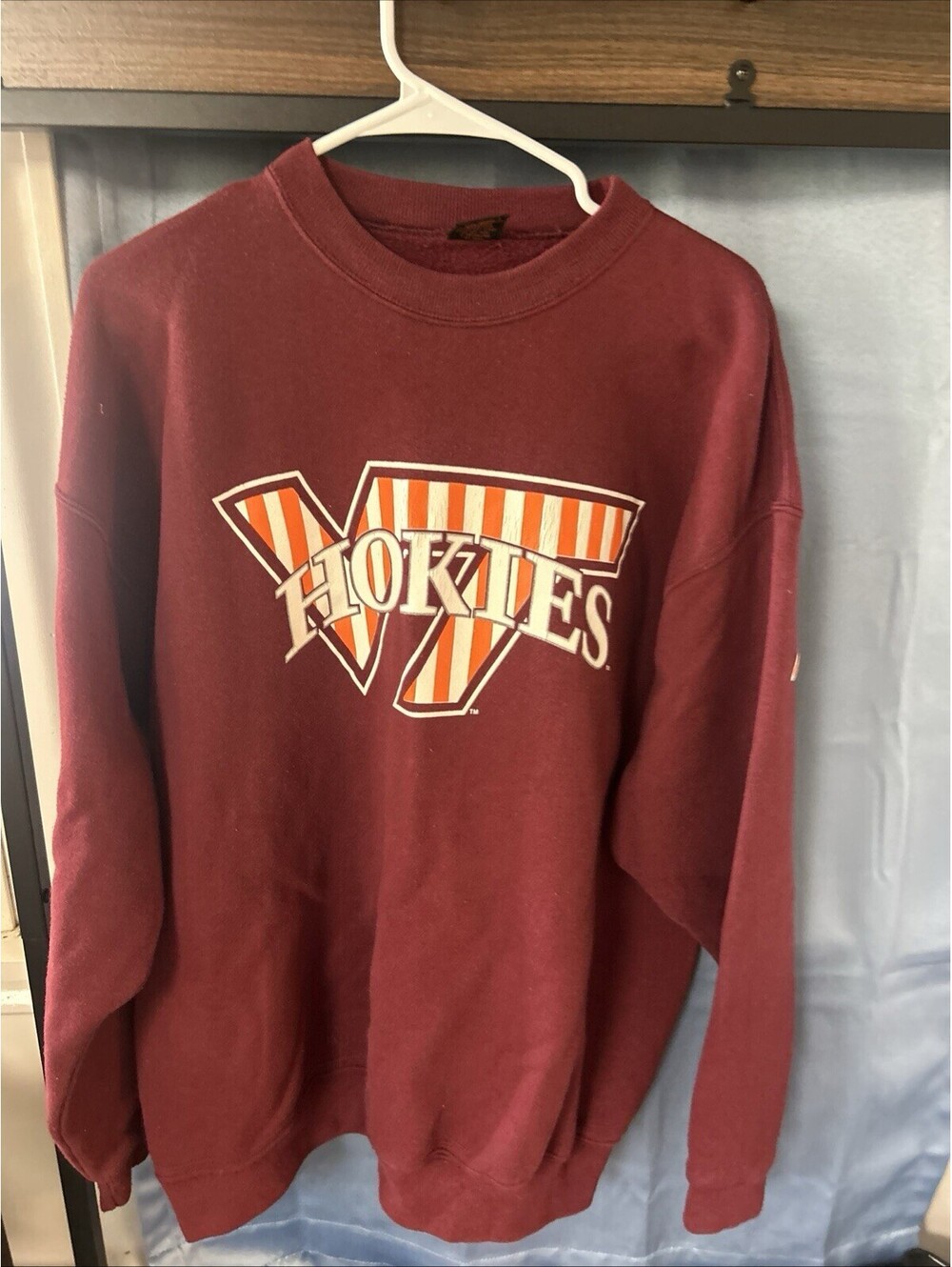 Vintage Virginia Tech Hokies Crewneck Sweatshirt Size XL NCAA